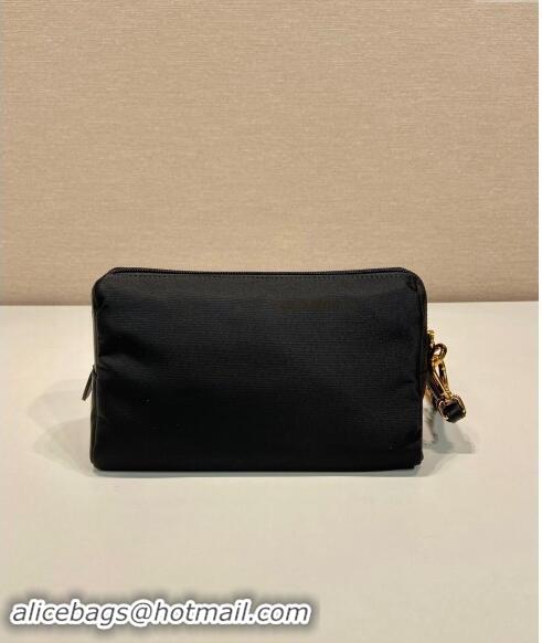 Pretty Style Prada Re-Nylon pouch 1NS693 Black/Gold 2024