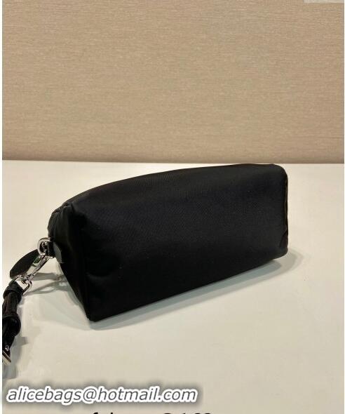 Low Price Prada Re-Nylon pouch 1NS693 Black/Silver 2024