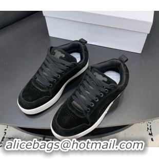 Buy Luxury Celine Trainer Suede Low Sneakers Black 813020