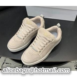 Stylish Celine Trainer Suede Low Sneakers Grey 813022