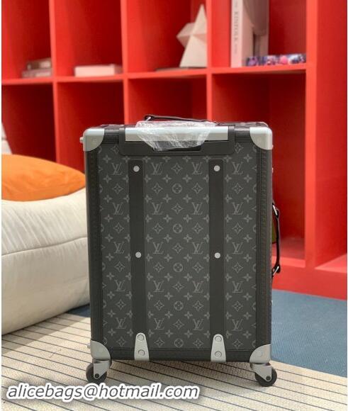 Buy Discount Louis Vuitton Rolling Trunk Travel Luggage in Monogram Canvas 0920 Black 2024