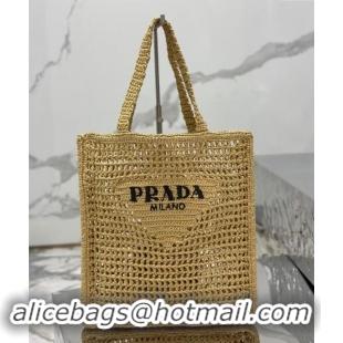 Pretty Style Prada Crochet Tote bag 1BG393 Beige 2024