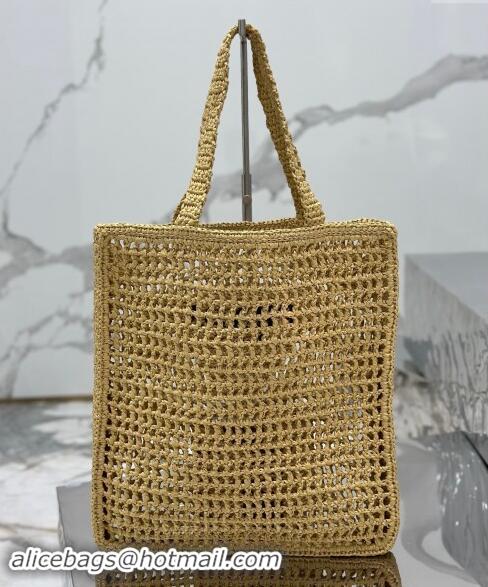 Pretty Style Prada Crochet Tote bag 1BG393 Beige 2024