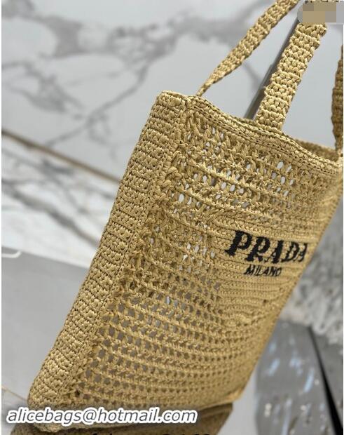 Pretty Style Prada Crochet Tote bag 1BG393 Beige 2024