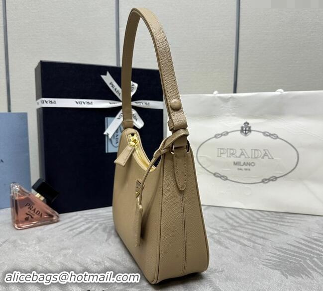 Luxurious Design Prada Re-Edition Saffiano leather mini bag 1BC204 Beige 2024