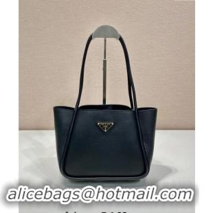 Best Quality Prada Grained Leather Tote bag 1BG539 Black 2024