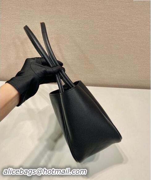 Best Quality Prada Grained Leather Tote bag 1BG539 Black 2024