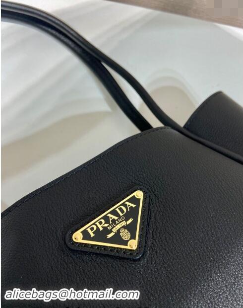 Best Quality Prada Grained Leather Tote bag 1BG539 Black 2024