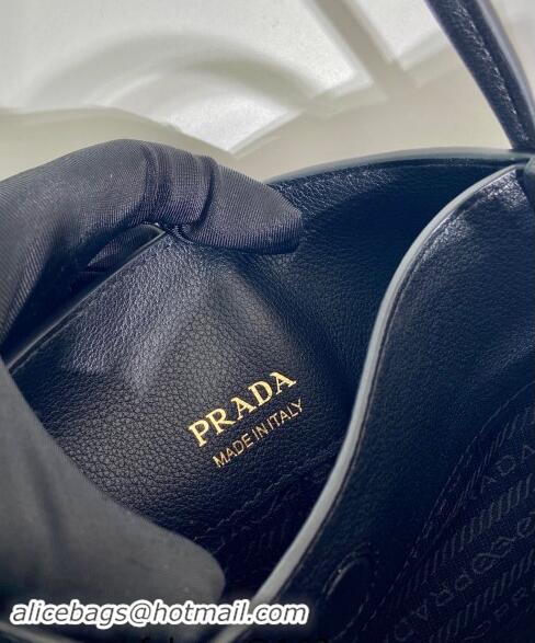 Best Quality Prada Grained Leather Tote bag 1BG539 Black 2024