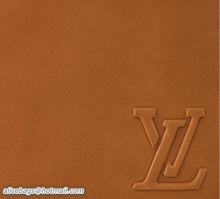 Best Quality Louis Vuitton Millesime Calf Leather Keepall Bandouliere 50 M21346 Tan