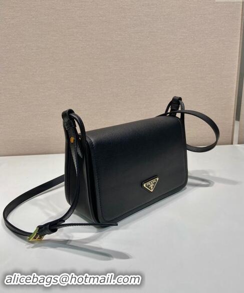 Good Taste Prada Leather Shoulder bag 1BD372 Black 2024