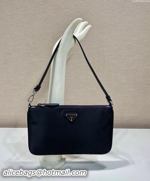 Top Design Prada Re-Nylon mini bag 1NI545 Black 2024