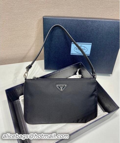 Top Design Prada Re-Nylon mini bag 1NI545 Black 2024