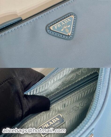 Top Grade Prada Re-Nylon mini bag 1NI545 Light Blue 2024