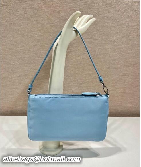 Top Grade Prada Re-Nylon mini bag 1NI545 Light Blue 2024