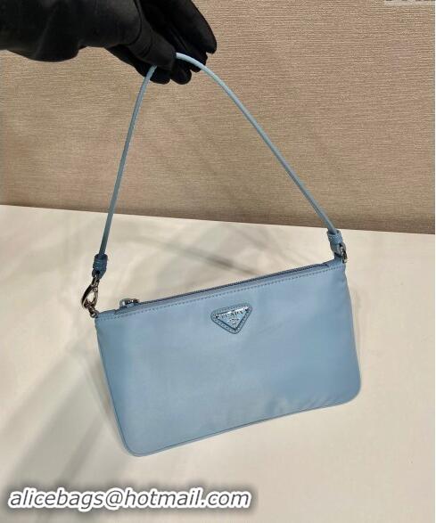 Top Grade Prada Re-Nylon mini bag 1NI545 Light Blue 2024