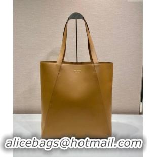 Promotional Prada Mens Leather tote bag 2VG122 Beige 2024