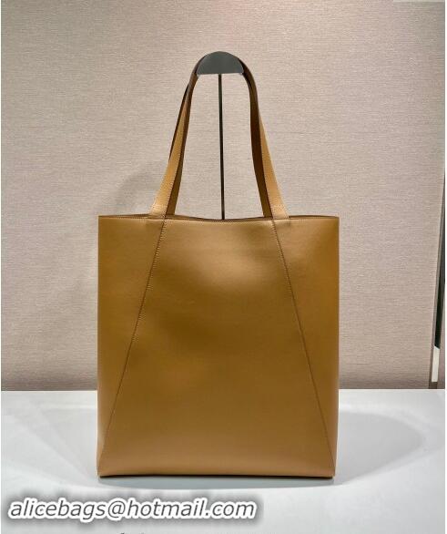 Promotional Prada Mens Leather tote bag 2VG122 Beige 2024