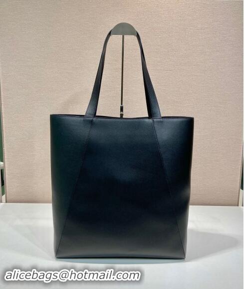 Best Quality Prada Mens Leather tote bag 2VG122 Black 2024