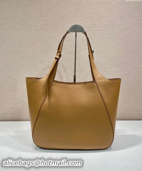 Well Crafted Prada Leather Tote bag 1bg512 Brown 2024