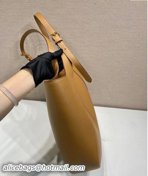 Well Crafted Prada Leather Tote bag 1bg512 Brown 2024