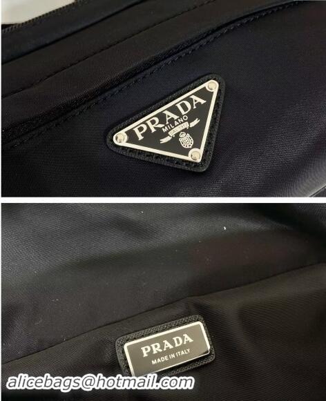 Pretty Style Prada Mens Re-Nylon and Saffiano leather shoulder bag 2VH171 Black 2024