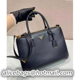 Well Crafted Prada Large Galleria leather top handle bag 1BA446 Black 2024