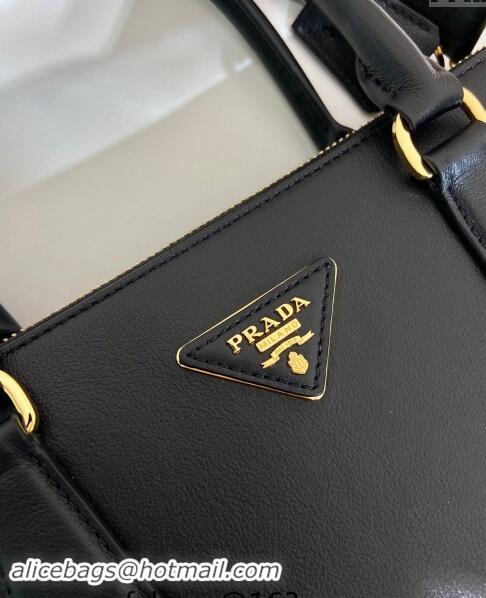 Well Crafted Prada Large Galleria leather top handle bag 1BA446 Black 2024