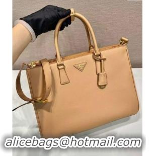 Grade Quality Prada Extra-large Galleria leather top handle bag 1BA802 Beige 2024