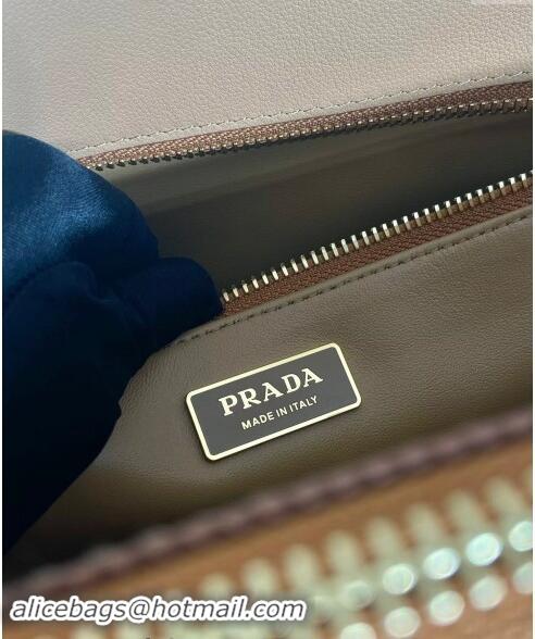 Grade Quality Prada Extra-large Galleria leather top handle bag 1BA802 Beige 2024