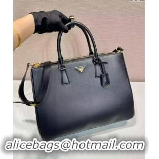 Best Price Prada Extra-large Galleria leather top handle bag 1BA802 Black 2024