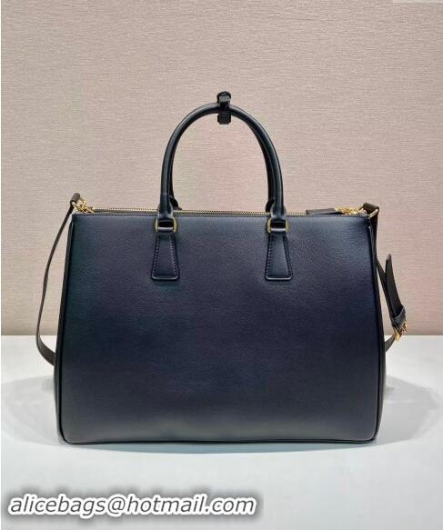 Best Price Prada Extra-large Galleria leather top handle bag 1BA802 Black 2024