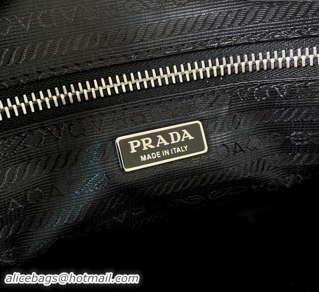 Well Crafted Prada Saffiano Leather Top Handle Bag 1BA328 Black 2024