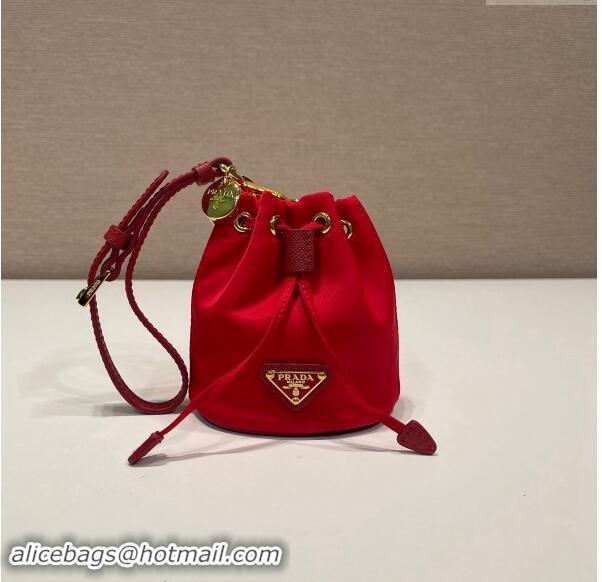 Good Taste Prada Re-Edition 1978 Re-Nylon mini-pouch Bag 1TT202 Red 2024