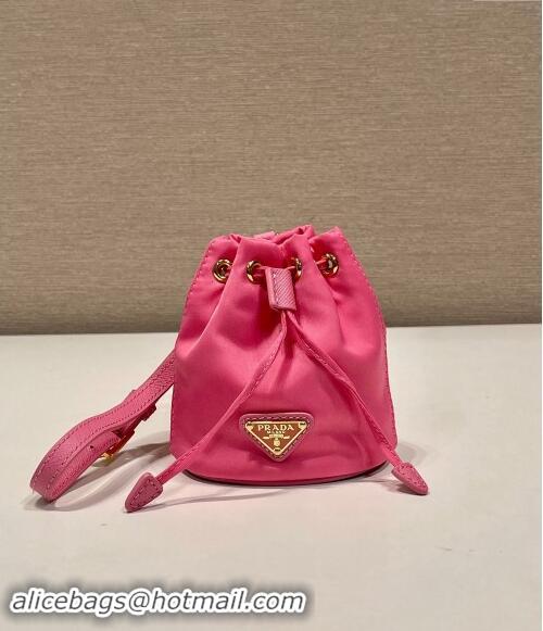 Good Looking Prada Re-Edition 1978 Re-Nylon mini-pouch Bag 1TT202 Pink 2024