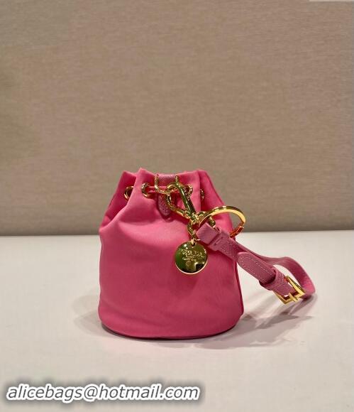 Good Looking Prada Re-Edition 1978 Re-Nylon mini-pouch Bag 1TT202 Pink 2024