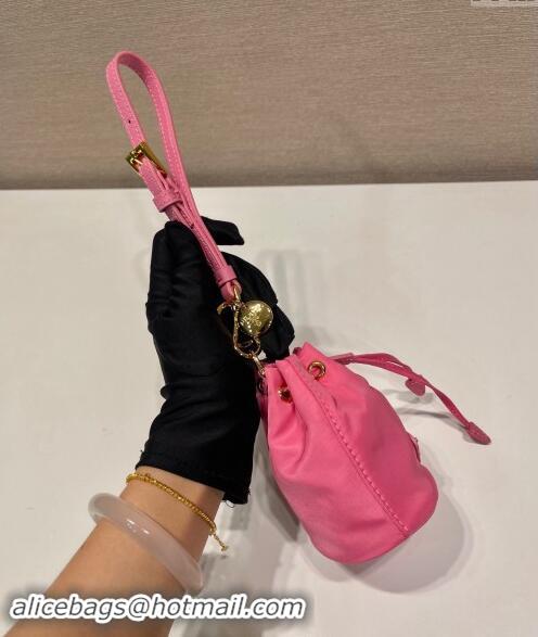 Good Looking Prada Re-Edition 1978 Re-Nylon mini-pouch Bag 1TT202 Pink 2024