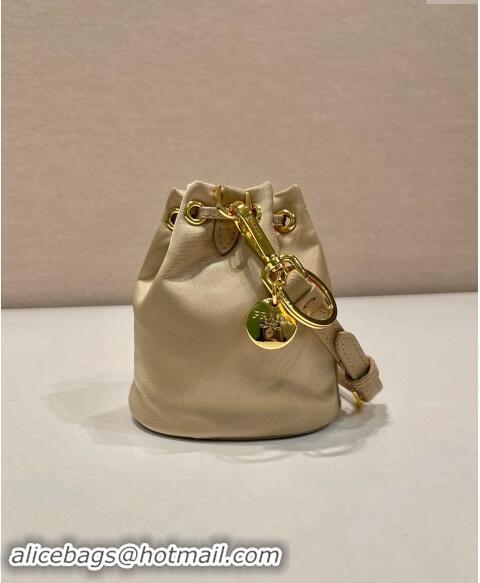 Well Crafted Prada Re-Edition 1978 Re-Nylon mini-pouch Bag 1TT202 Beige 2024