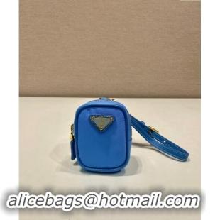 Luxurious Prada Re-Edition 1978 Re-Nylon mini-pouch 1TT200 Blue 2024