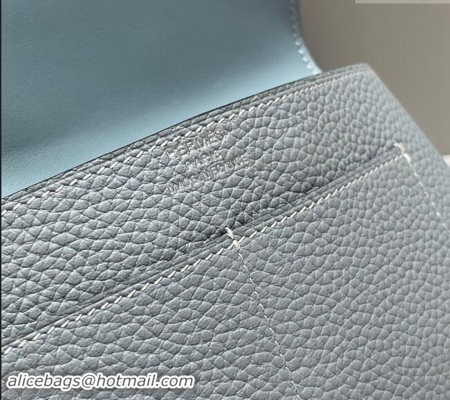 Top Quality Hermes R.M.S Togo Supple Leather Passport Holder H092402 Linen Blue 2024