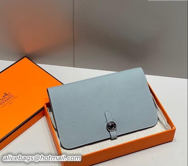 Top Quality Hermes R.M.S Togo Supple Leather Passport Holder H092402 Linen Blue 2024