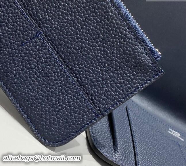 Buy Discount Hermes R.M.S Togo Supple Leather Passport Holder H092402 Navy Blue 2024