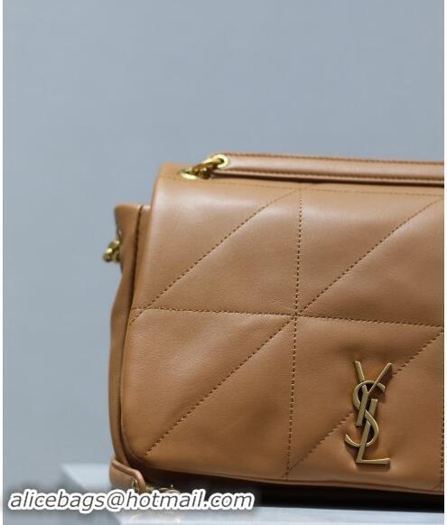 Super Quality Saint Laurent Jamie 4.3 Small Bag in Soft Lambskin 763475 Brown 2024