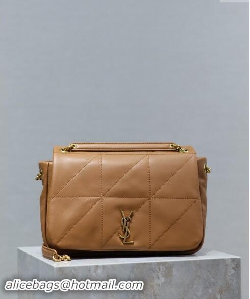 Super Quality Saint Laurent Jamie 4.3 Small Bag in Soft Lambskin 763475 Brown 2024