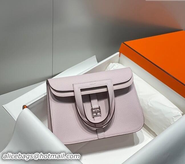 Well Crafted Hermes Halzan 25cm Bag in Togo Calfskin H092501 Dreamy Purple 2024