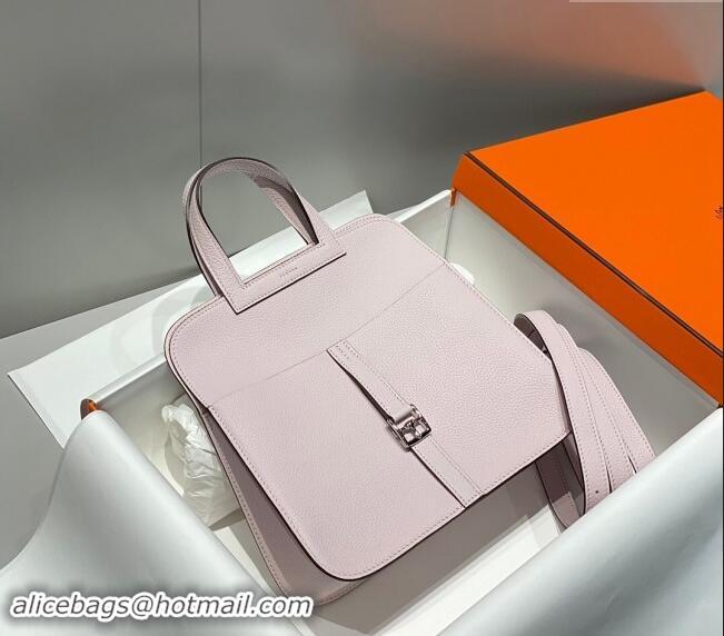 Well Crafted Hermes Halzan 25cm Bag in Togo Calfskin H092501 Dreamy Purple 2024