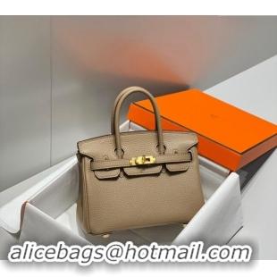 Best Price Hermes Mini Birkin 20cm bag with Shoulder Strap in Togo Leather H20 Dove Grey 2024