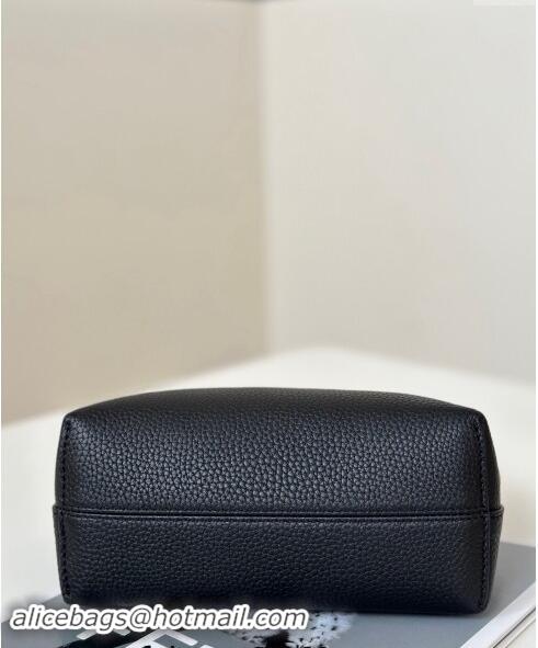 Pretty Style Fendi By The Way Selleria Mini Bag in Grianed Calfskin with Topstitches 8668S Black 2024