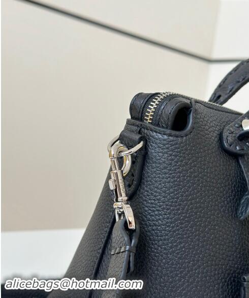 Pretty Style Fendi By The Way Selleria Mini Bag in Grianed Calfskin with Topstitches 8668S Black 2024