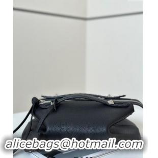 Super Quality Fendi By The Way Selleria Medium Bag in Grianed Calfskin with Topstitches 8668M Black 2024